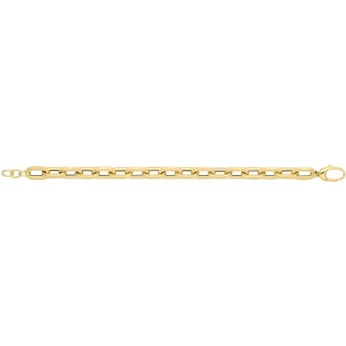 9ct Yellow Gold Hollow Bracelet 14.8g